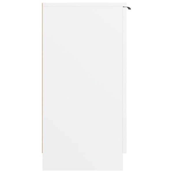 vidaXL Shoe Cabinet White 59x35x70 cm Engineered Wood