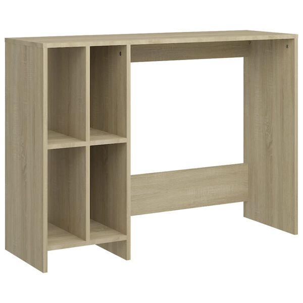 vidaXL Notebook Desk Sonoma Oak 102.5x35x75 cm Engineered Wood