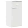 vidaXL Sideboard with Drawer White 38 x 34 x 75 cm
