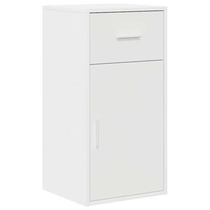 vidaXL Sideboard with Drawer White 38 x 34 x 75 cm