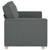 vidaXL 2-Seater Sofa Dark Grey 160x78x84 cm Fabric