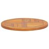 vidaXL Table Top Solid Teak Wood Round 2.5 cm 50 cm