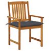 vidaXL Garden Chairs with Cushions 8 pcs Solid Acacia Wood