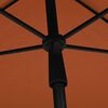 vidaXL Garden Parasol with Pole 210x140 cm Terracotta