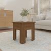 vidaXL Coffee Table Brown Oak 40x40x42 cm Engineered Wood