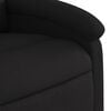 vidaXL Massage Recliner Chair Black Fabric