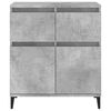 vidaXL Sideboard Concrete Grey 60x35x70 cm Engineered Wood
