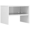 vidaXL Bedside Cabinet High Gloss White 40x30x30 cm Engineered Wood