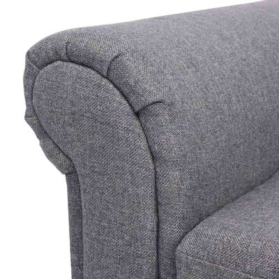 vidaXL Sofa Bed Fabric Grey