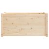 vidaXL Garden Planter 100x50x50 cm Solid Pinewood