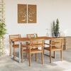 vidaXL Garden Table with U-shaped Legs 160x80x75 cm Solid Wood Acacia