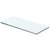 vidaXL Shelf Panel Glass Clear 40x12 cm