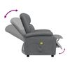 vidaXL Massage Chair Anthracite Faux Leather