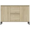 vidaXL Sideboard Sonoma Oak 102x35x70 cm Engineered Wood