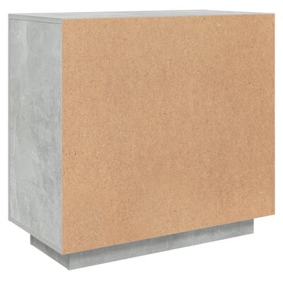 vidaXL Sideboard Concrete Grey 80x40x75 cm Engineered Wood