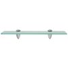 vidaXL Floating Shelves 2 pcs Glass 40x10 cm 8 mm