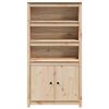 vidaXL Highboard 80x35x154 cm Solid Wood Pine