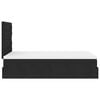 vidaXL Ottoman Bed with Mattress Black King Single Fabric