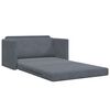 vidaXL Sofa Bed 110cm Dark Grey Velvet