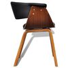 Modern Artificial Leather Wood Dining Chair 4 pcs