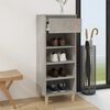 vidaXL Shoe Cabinet Concrete Grey 40x36x105 cm Engineered Wood