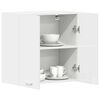 vidaXL Hanging Cabinet Lyon High Gloss White 60x31x60 cm Engineered Wood