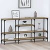 vidaXL Console Table Artisan oak 160 x 29 x 80 cm Engineered wood