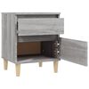 vidaXL Bedside Cabinet Grey Sonoma 40x35x50 cm