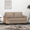 vidaXL 2-Seater Sofa Cappuccino 120 cm Faux Leather