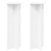 vidaXL Plant Stand 2 pcs White &Oslash;40 x 100 cm Engineered Wood