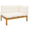 vidaXL Garden Corner Sofa Acacia Wood