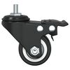 vidaXL Caster Wheels 4 pcs Black 35 mm Iron