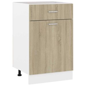 vidaXL Drawer Bottom Cabinet "Lyon" Sonoma Oak 50x46x81.5 cm