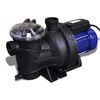 vidaXL Pool Pump | Blue and Black | Reinforced thermoplastic | Compact | Durable