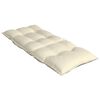 vidaXL Highback Chair Cushions 4 pcs Cream Oxford Fabric