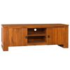 vidaXL TV Cabinet | Natural Teak | Solid Teak Wood | Large | Teak Cabinet