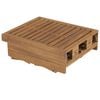 vidaXL Folding Sun Lounger Solid Acacia Wood