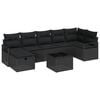 vidaXL Sofa Set 5 pcs Poly Rattan