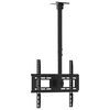 vidaXL TV Ceiling Mount for 32-65 Inch Screen Max VESA 400x400 mm 40kg