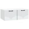vidaXL Wall-Mounted TV Cabinet White 78.5 x 41 x 30 cm Engineered Wood