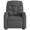 vidaXL Electric Stand up Massage Recliner Chair Dark Grey Fabric