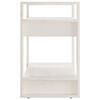 vidaXL Book Cabinet/Room Divider White 60x35x57 cm Solid Wood Pine