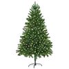 vidaXL Christmas Tree with 300 LEDs with Stand Green 180 cm PE