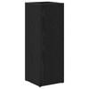 vidaXL Umbrella Stand Black Oak 20 x 20 x 55.5 cm Engineered Wood