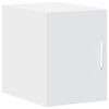 vidaXL Slim Storage Cabinet White 30x42.5x225 cm Engineered Wood