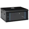 vidaXL Network cabinets with Storage Black 600 x 450 x 285 mm Steel