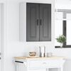 vidaXL Kitchen Cabinet Kalmar Black 60 x 31 x 80 cm Engineered Wood