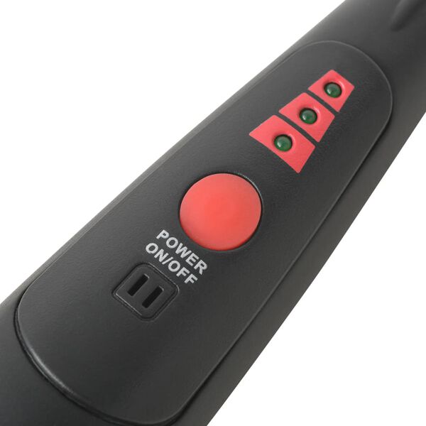 vidaXL Pinpointer Metal Detector Black and Red