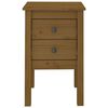 vidaXL Bedside Cabinet Honey Brown 40x35x61.5 cm Solid Wood Pine