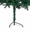 vidaXL Corner Artificial Christmas Tree LEDs&Ball Set Green 180 cm PVC
